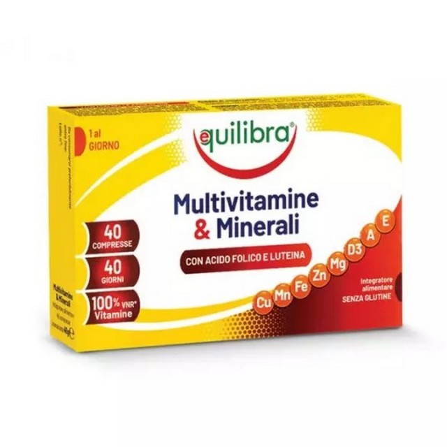 EQUILIBRA MULTIVITAMIN & MINERALS - To strengthen the body